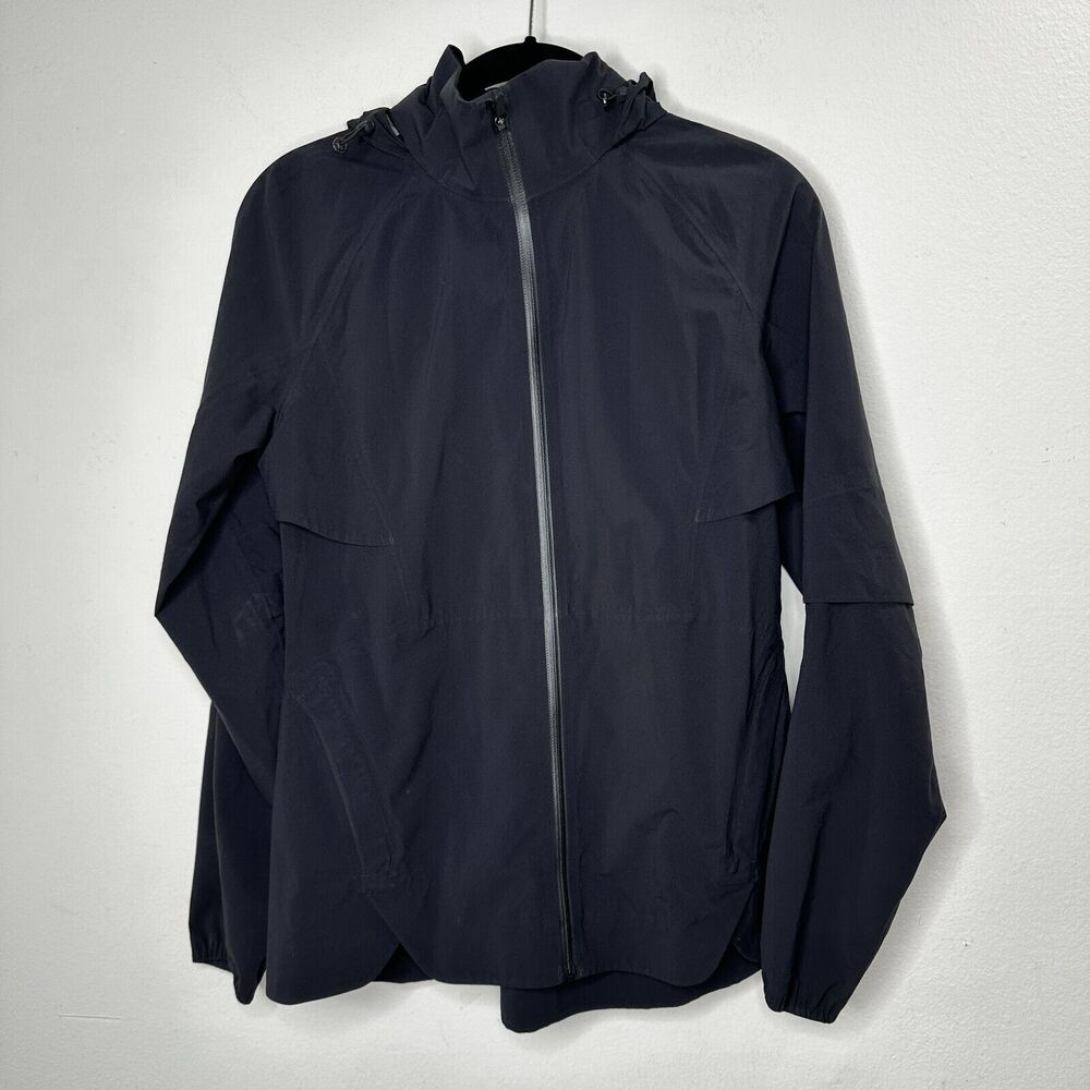RARE Lululemon Black 2017 Whistler Ambassador Summit Jacket Front Zip Hooded 4 - Picture 5 of 14
